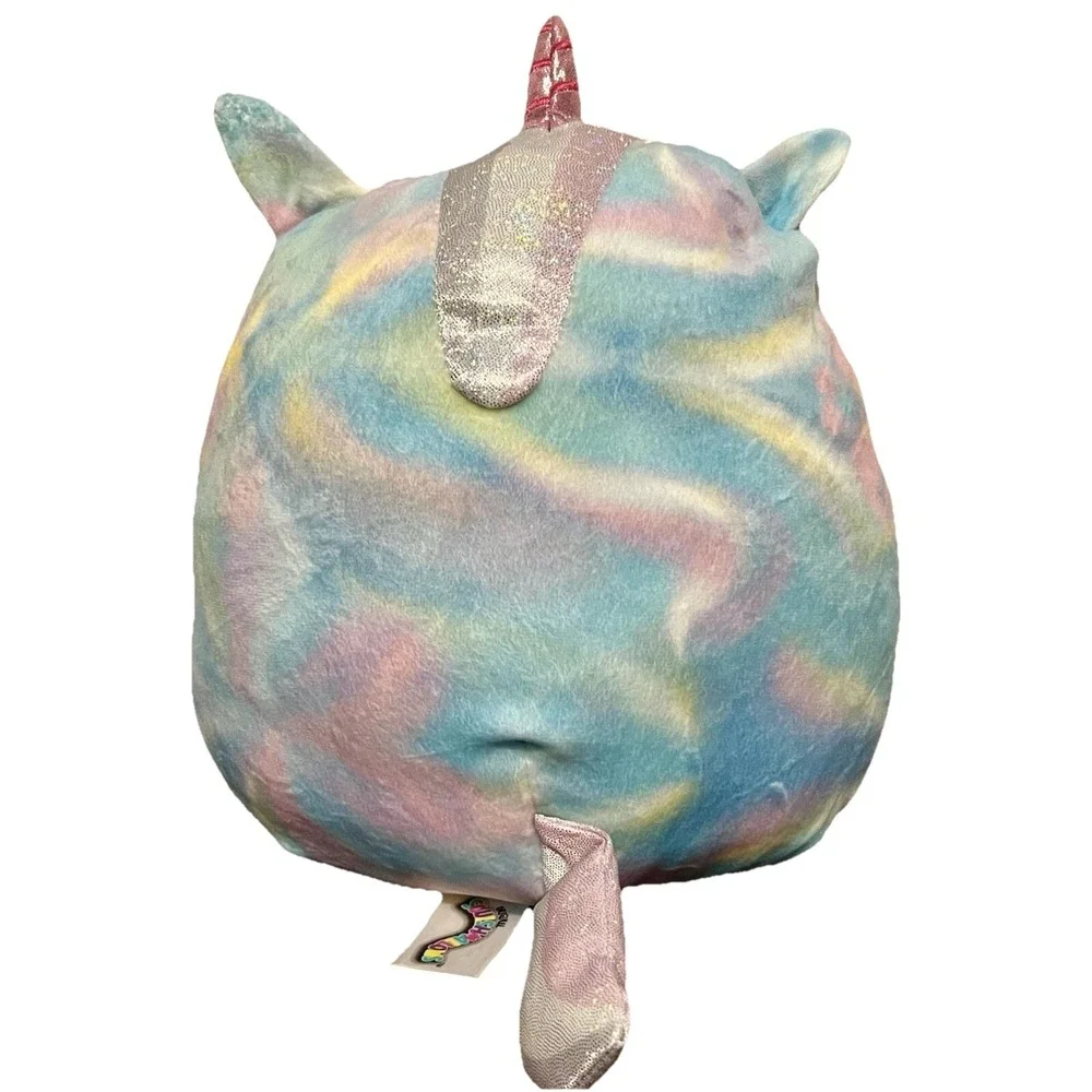 Squishmallows 8 Inch Feodora the Unicorn Scented Tie Dye Plush Fuzzy‎ Belly 2021